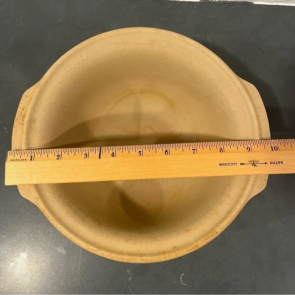 The Pampered Chef mini baking bowl stoneware vintage